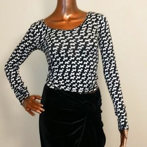 Map to Mars long sleeve printed top